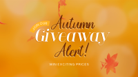 Autumn Giveaway Alert Animation Image Preview