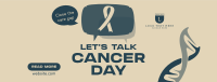 Cancer Awareness Discussion Facebook Cover Design
