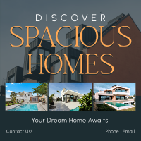 Spacious Homes Instagram Post Design
