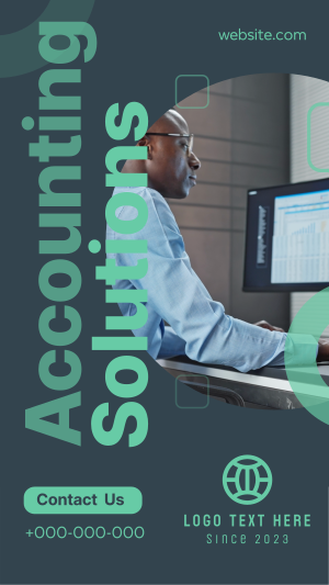 Accounting Solutions Instagram story Image Preview