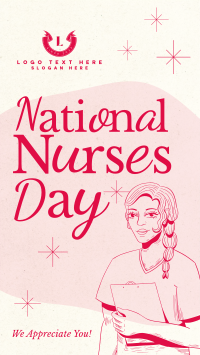 Midcentury Nurses' Day TikTok video Image Preview