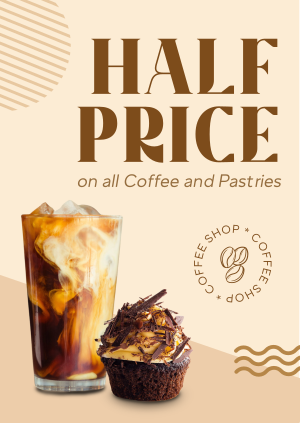 Half Price Coffee Poster Image Preview