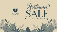 Autumn Limited Offer Facebook Event Cover Design