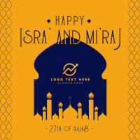 Isra' and Mi'raj Night Instagram Post Design