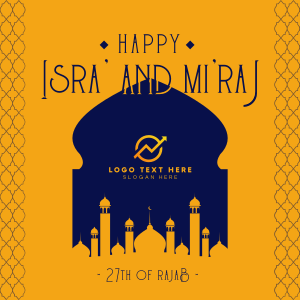 Isra' and Mi'raj Night Instagram post Image Preview