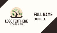 Bonsai Tree Business Card Image Preview