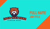 Tiger Gaming Mascot  Business Card Image Preview