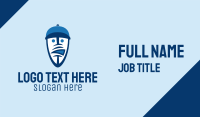 Football Fan Face  Business Card Image Preview