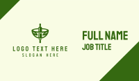 Organic Rolling Pin Bowl Business Card Preview
