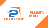 Sharp Number 2  Business Card Image Preview