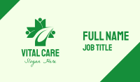 Green Natural Healing Business Card Image Preview