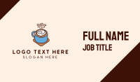 Frappe Coffee Cup Business Card Preview