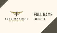 Pilot Bird Badge Business Card Preview