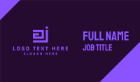 A & J Business Card Image Preview