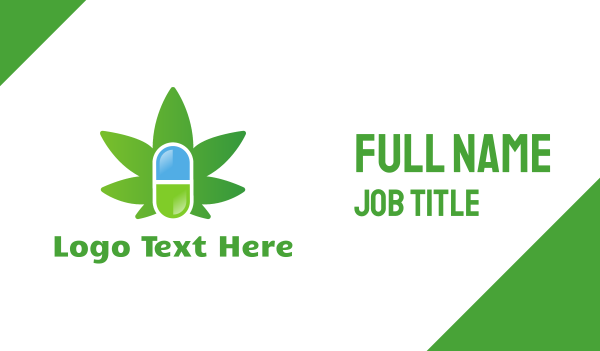 Medical Marijuana Business Card Design Image Preview