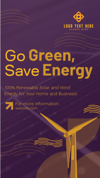 Solar & Wind Energy  TikTok video Image Preview