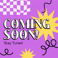 Coming Soon Curly Lines Instagram post Image Preview