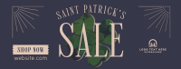 St. Patrick's Sale Clover Facebook Cover Design