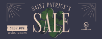St. Patrick's Sale Clover Facebook cover Image Preview