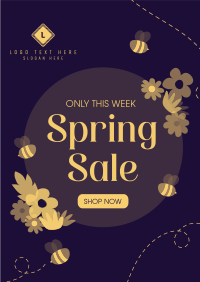 Spring Bee Sale Poster Image Preview