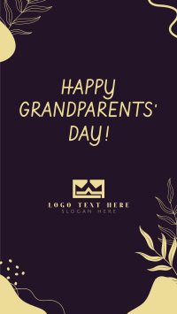 Grandparents Day Organic Abstract Instagram story Image Preview