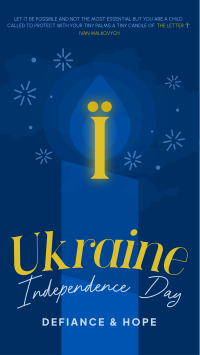 Ukraine Independence Quote Instagram Reel Image Preview
