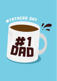Father's Day Coffee Flyer Design