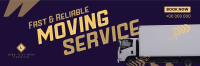 Speedy Moving Service Twitter Header Design