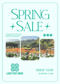 Spring Time Sale Poster Design