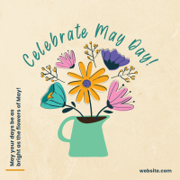 May Day in a Pot Instagram Post Design