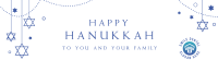 Hanukkah & Stars Twitter header (cover) Image Preview