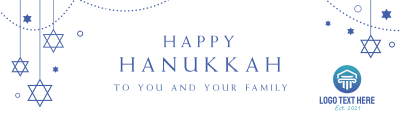 Hanukkah & Stars Twitter header (cover)