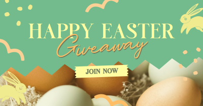 Quirky Easter Giveaways Facebook ad Image Preview