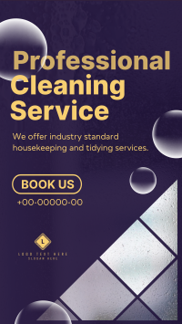 Professional Cleaning Service Facebook Story Design