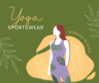 Yoga Sportswear Facebook Post Design