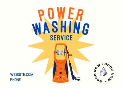Power Washing Service Postcard Image Preview