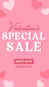 Valentine Hearts Special Sale YouTube short Image Preview
