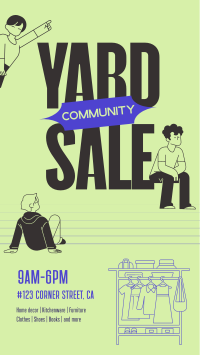 Community Yard Sale TikTok video Image Preview