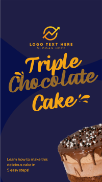 Triple Chocolate Decadence YouTube Short Design