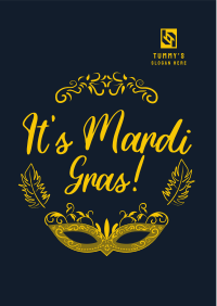 Fancy Mardi Gras Flyer Design