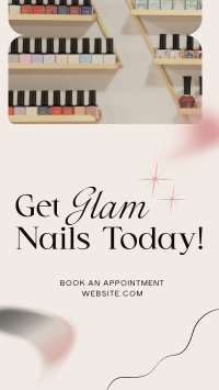 Salon Glam Nails Instagram reel Image Preview