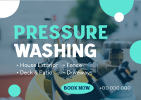 Pressure Wash Service Postcard Image Preview