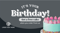Birthday Cake Promo Animation Design