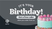 Birthday Cake Promo Animation Image Preview