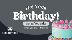 Birthday Cake Promo Animation Image Preview