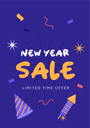 New Year Sale Flyer Image Preview