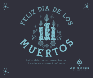 Candles for Dia De los Muertos Facebook post Image Preview