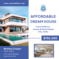 Affordable Dream House Instagram Post Image Preview