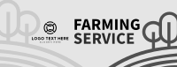 Farming Service Facebook cover Image Preview
