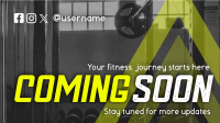 Coming Soon Fitness Gym Teaser Animation Design